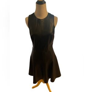 NWT Banana Republic Vegan Leather LBD Dress
